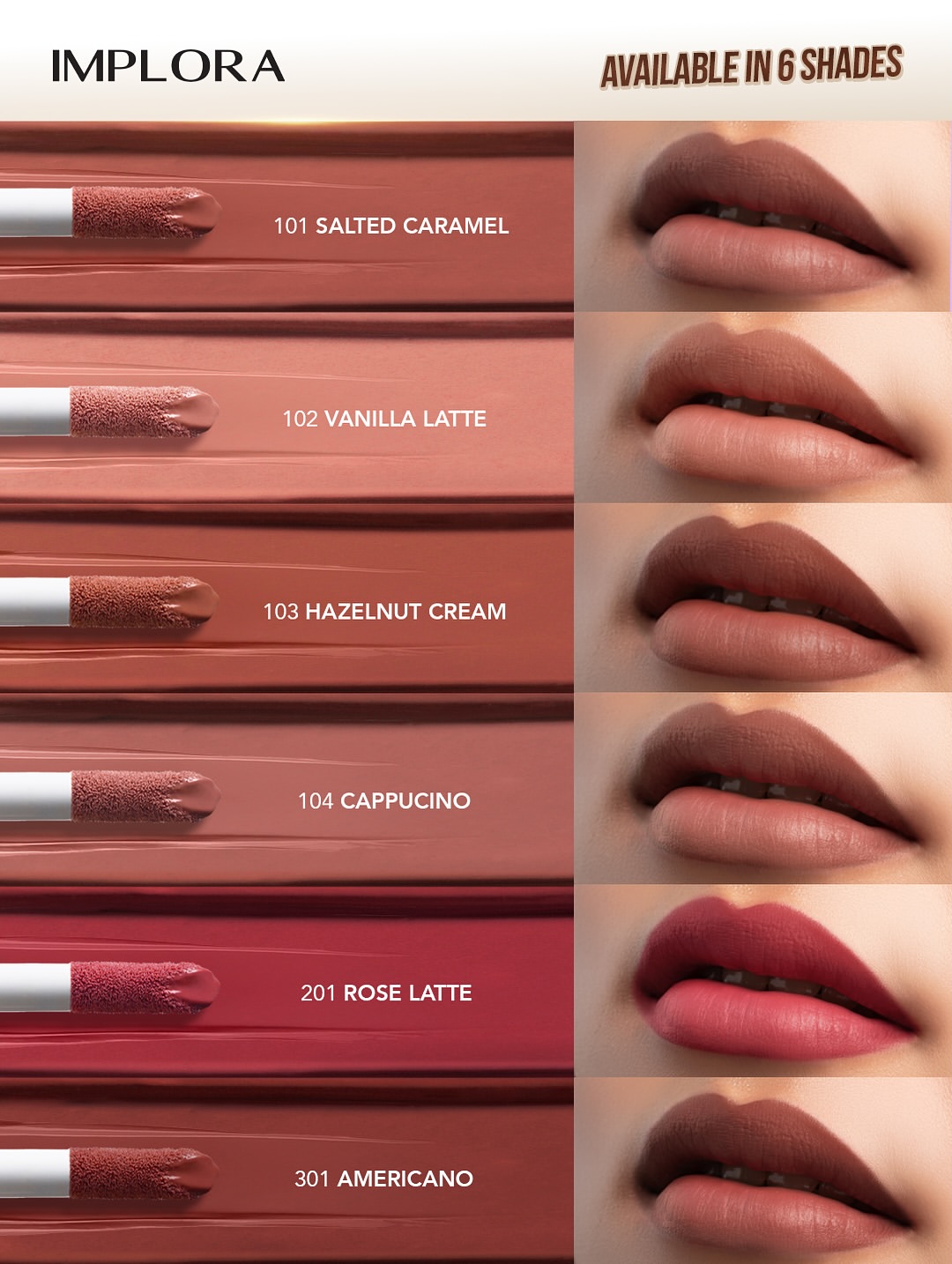 Implora Caffe Matte Lip Cream
